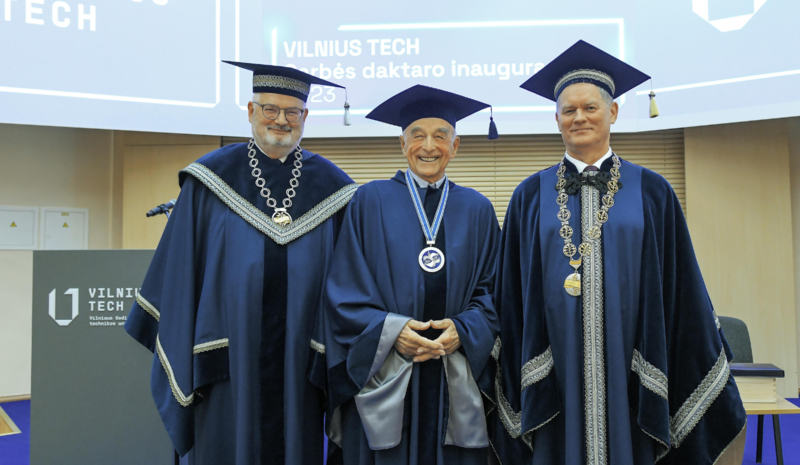 Filosofui prof. A. Mickūnui suteiktas VILNIUS TECH Garbės daktaro vardas